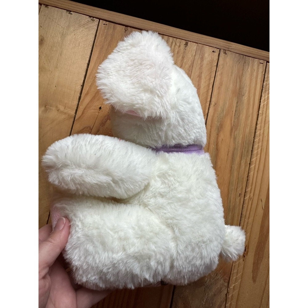 Ploofs Cute N Creepy Stuffed Animal 10" Gothic Plush Spooky White Mouse w/ Horns - Picture 3 of 11
